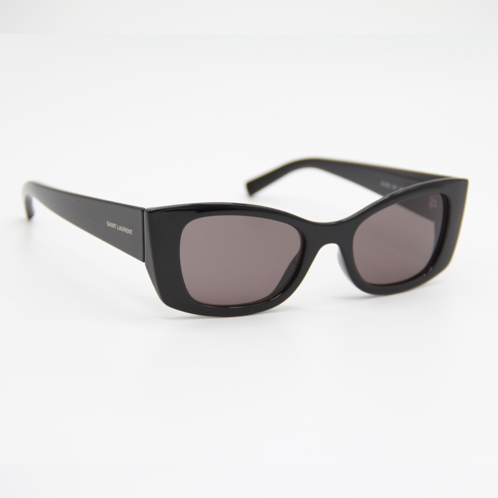 NEW SAINT LAURENT SL593 001 WOMEN BLACK BROWN SUNGLASSES SL 593 - Picture 6 of 11